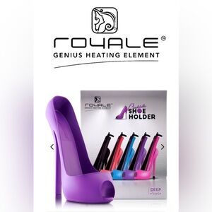 Royale Purple Shoe Flat Iron Holder